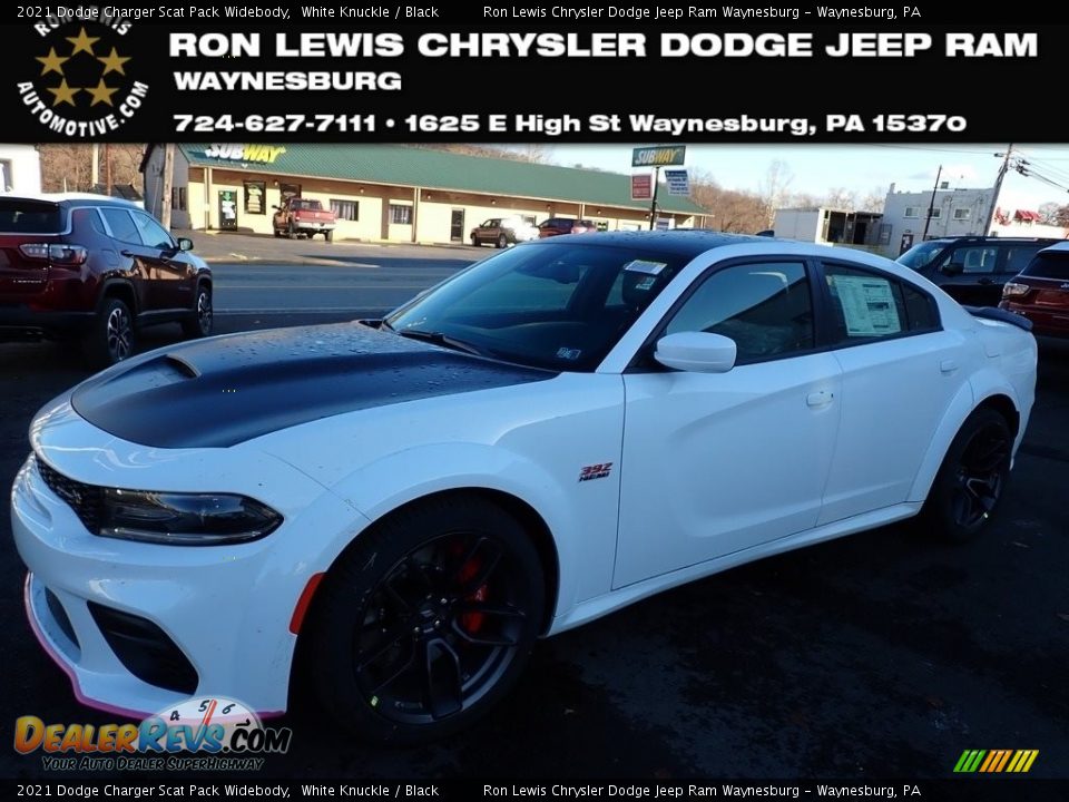 2021 Dodge Charger Scat Pack Widebody White Knuckle / Black Photo #1