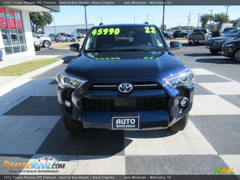 2022 Toyota 4Runner SR5 Premium Nautical Blue Metallic / Black/Graphite Photo #2