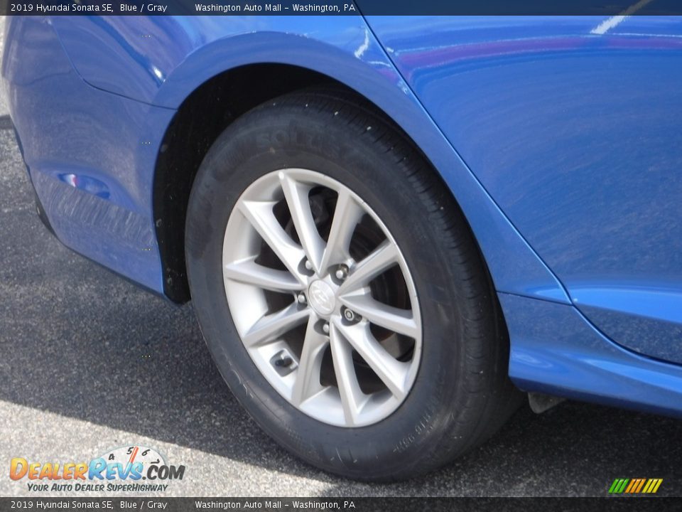 2019 Hyundai Sonata SE Blue / Gray Photo #3