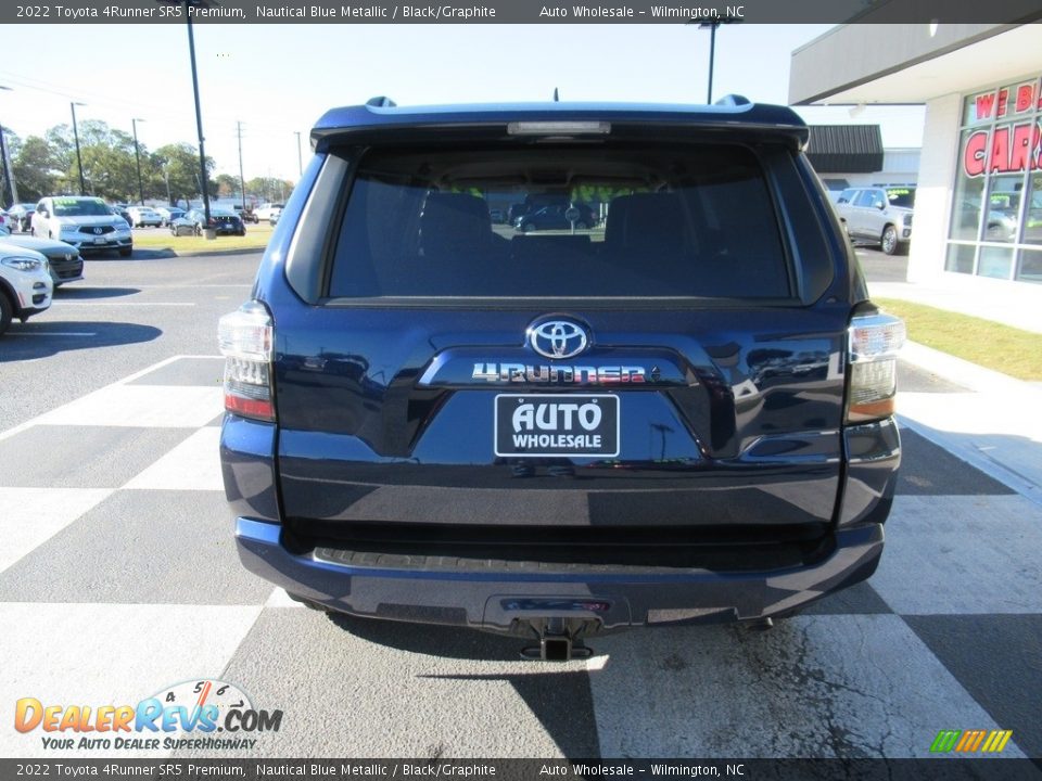 2022 Toyota 4Runner SR5 Premium Nautical Blue Metallic / Black/Graphite Photo #4