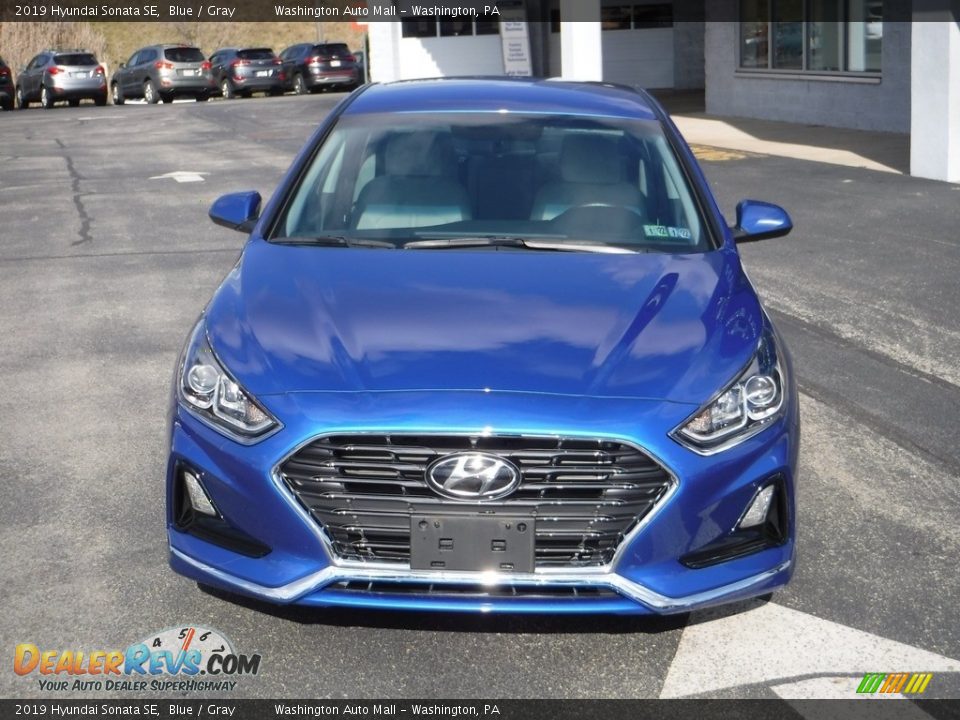 2019 Hyundai Sonata SE Blue / Gray Photo #4