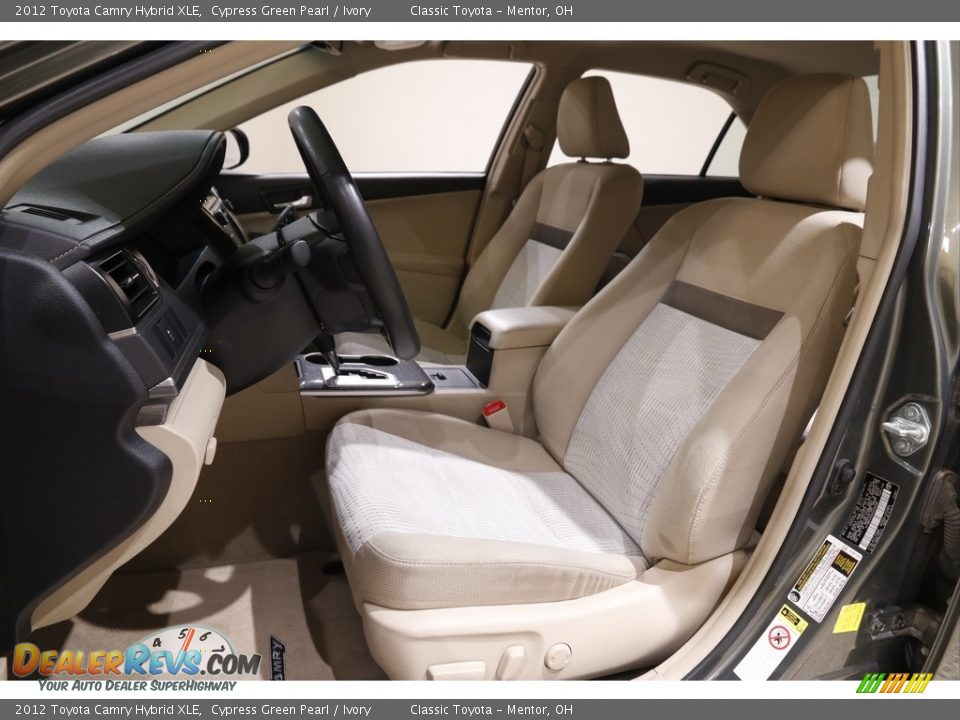 2012 Toyota Camry Hybrid XLE Cypress Green Pearl / Ivory Photo #5