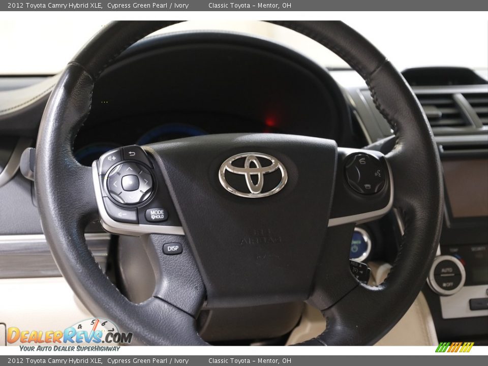 2012 Toyota Camry Hybrid XLE Cypress Green Pearl / Ivory Photo #7
