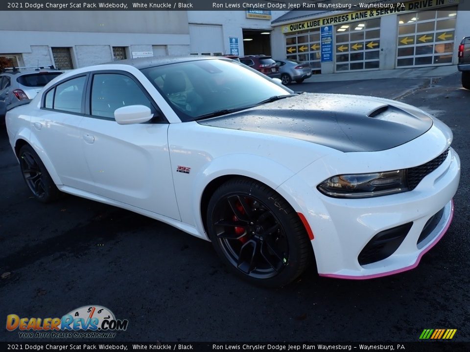 2021 Dodge Charger Scat Pack Widebody White Knuckle / Black Photo #8