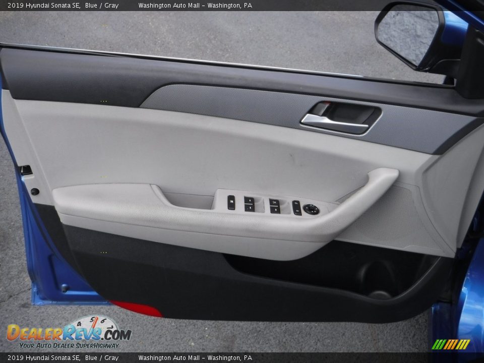2019 Hyundai Sonata SE Blue / Gray Photo #11