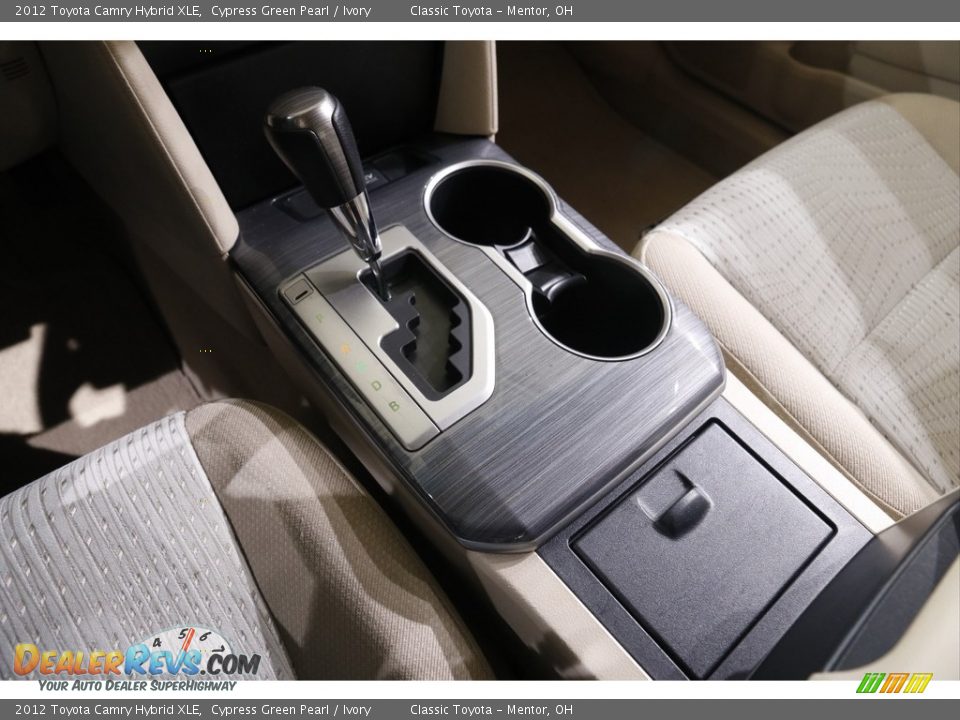 2012 Toyota Camry Hybrid XLE Cypress Green Pearl / Ivory Photo #13