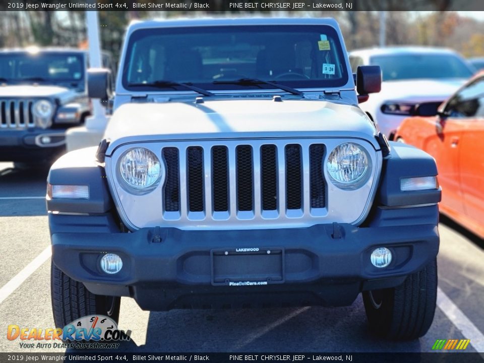 2019 Jeep Wrangler Unlimited Sport 4x4 Billet Silver Metallic / Black Photo #2