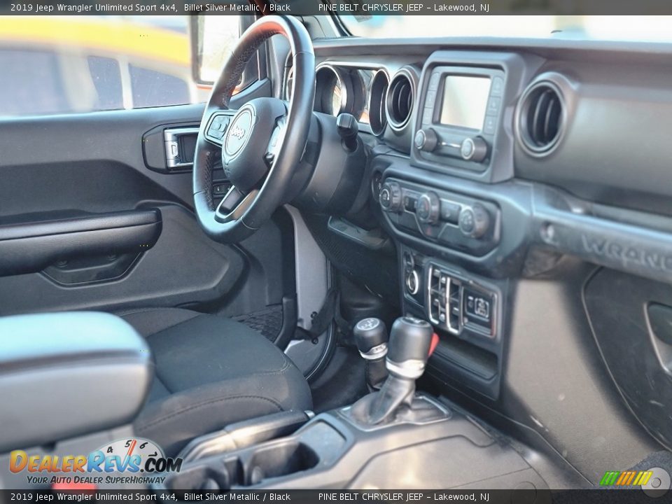 2019 Jeep Wrangler Unlimited Sport 4x4 Billet Silver Metallic / Black Photo #3