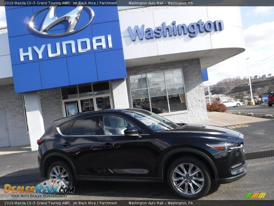 2019 Mazda CX-5 Grand Touring AWD Jet Black Mica / Parchment Photo #2