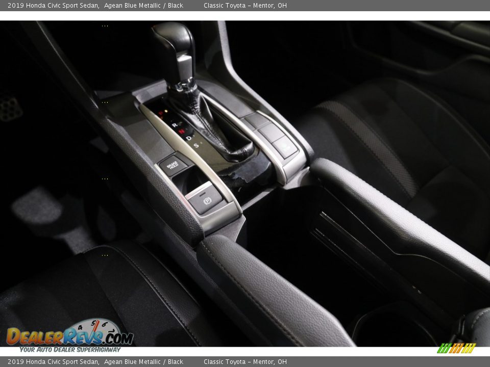 2019 Honda Civic Sport Sedan Agean Blue Metallic / Black Photo #13
