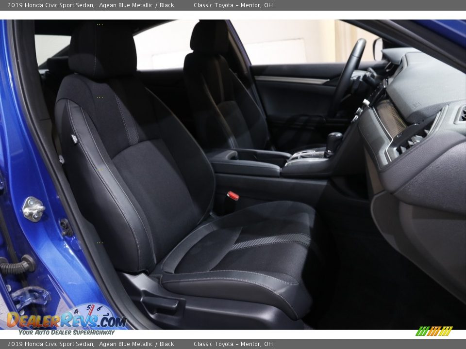 2019 Honda Civic Sport Sedan Agean Blue Metallic / Black Photo #15