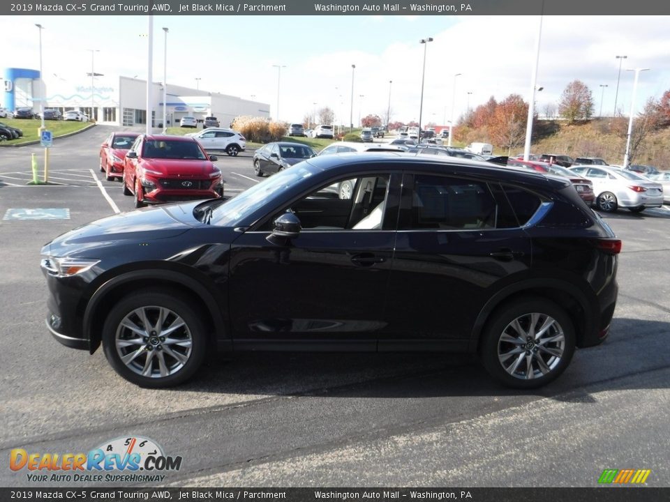 2019 Mazda CX-5 Grand Touring AWD Jet Black Mica / Parchment Photo #7