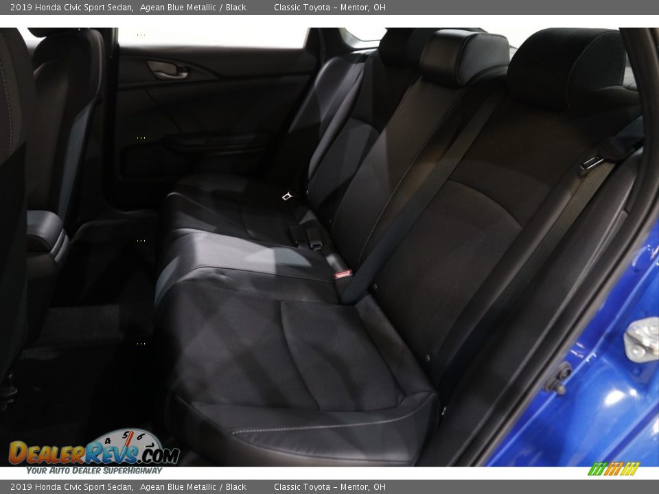 2019 Honda Civic Sport Sedan Agean Blue Metallic / Black Photo #17