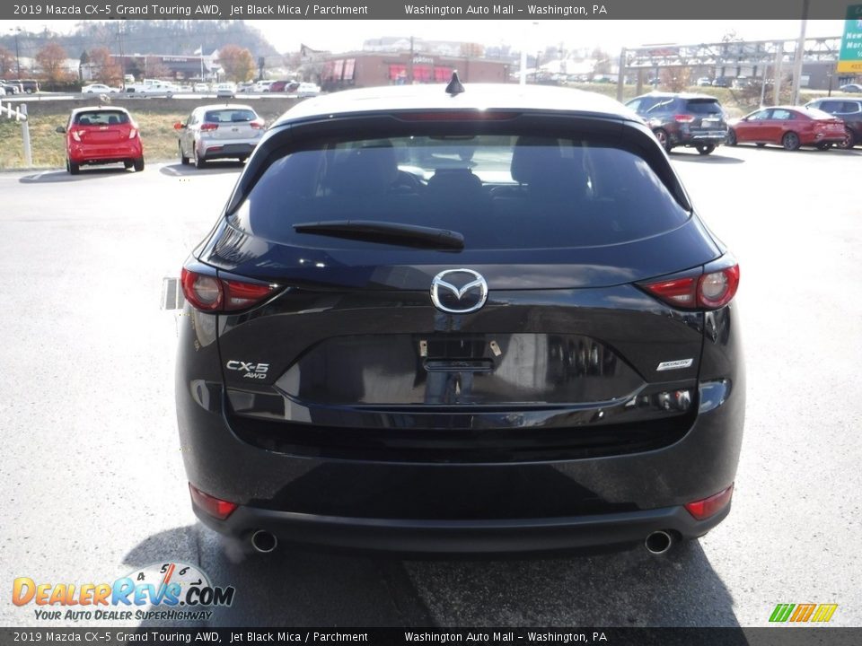 2019 Mazda CX-5 Grand Touring AWD Jet Black Mica / Parchment Photo #9