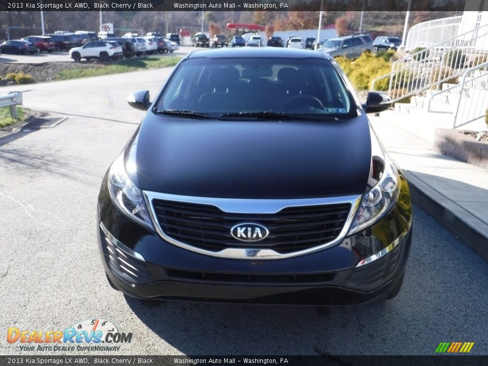 2013 Kia Sportage LX AWD Black Cherry / Black Photo #9