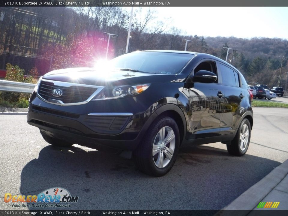 2013 Kia Sportage LX AWD Black Cherry / Black Photo #10