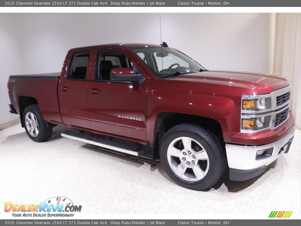 2015 Chevrolet Silverado 1500 LT Z71 Double Cab 4x4 Deep Ruby Metallic / Jet Black Photo #1