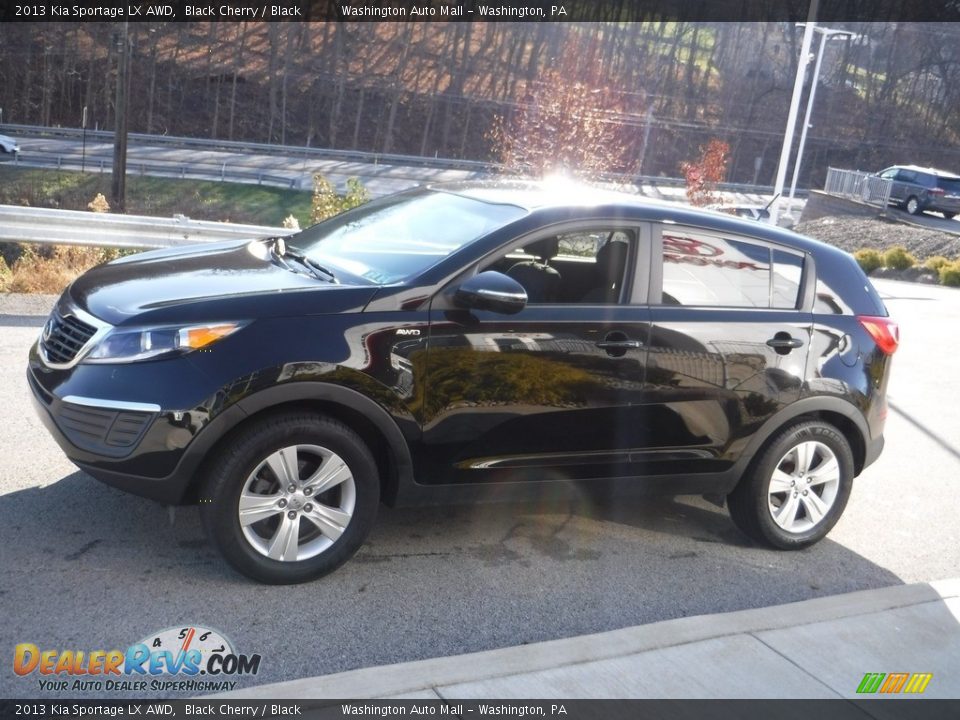 2013 Kia Sportage LX AWD Black Cherry / Black Photo #11