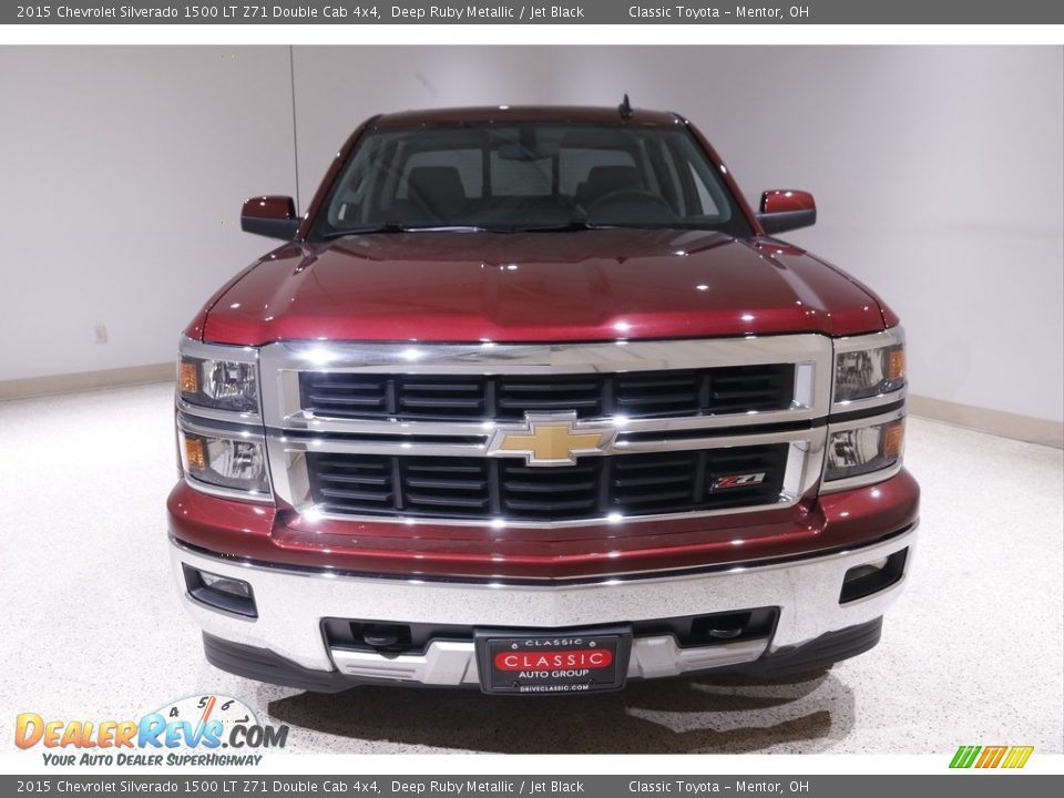 2015 Chevrolet Silverado 1500 LT Z71 Double Cab 4x4 Deep Ruby Metallic / Jet Black Photo #2