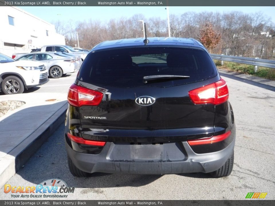 2013 Kia Sportage LX AWD Black Cherry / Black Photo #13