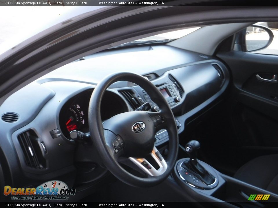 2013 Kia Sportage LX AWD Black Cherry / Black Photo #15
