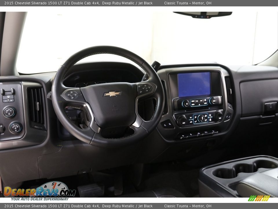 2015 Chevrolet Silverado 1500 LT Z71 Double Cab 4x4 Deep Ruby Metallic / Jet Black Photo #7