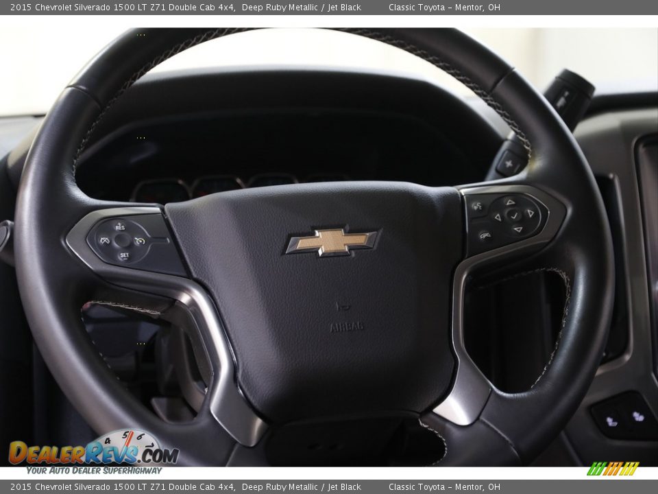 2015 Chevrolet Silverado 1500 LT Z71 Double Cab 4x4 Deep Ruby Metallic / Jet Black Photo #8