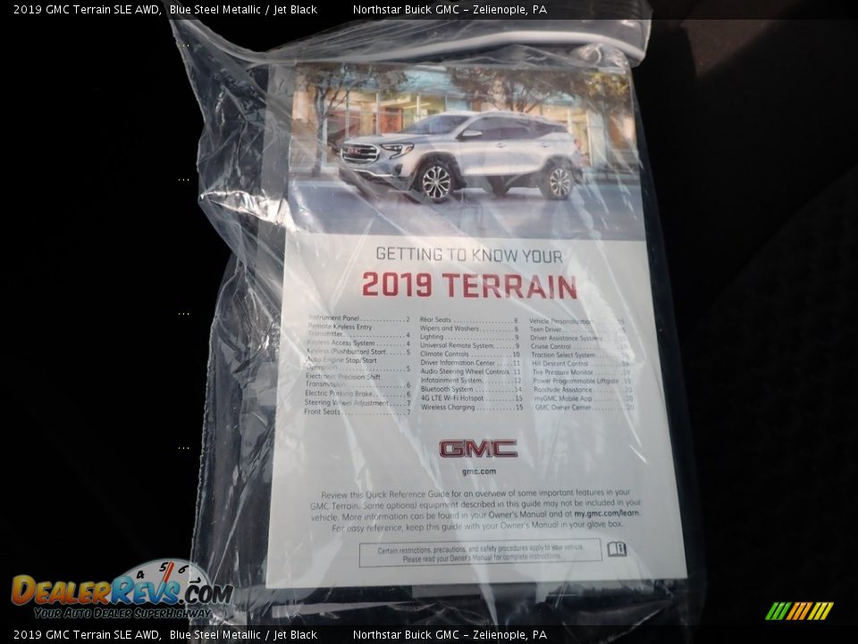 2019 GMC Terrain SLE AWD Blue Steel Metallic / Jet Black Photo #29