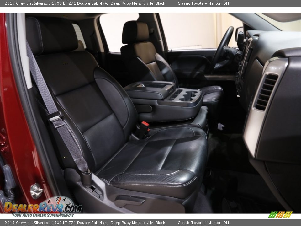 2015 Chevrolet Silverado 1500 LT Z71 Double Cab 4x4 Deep Ruby Metallic / Jet Black Photo #14