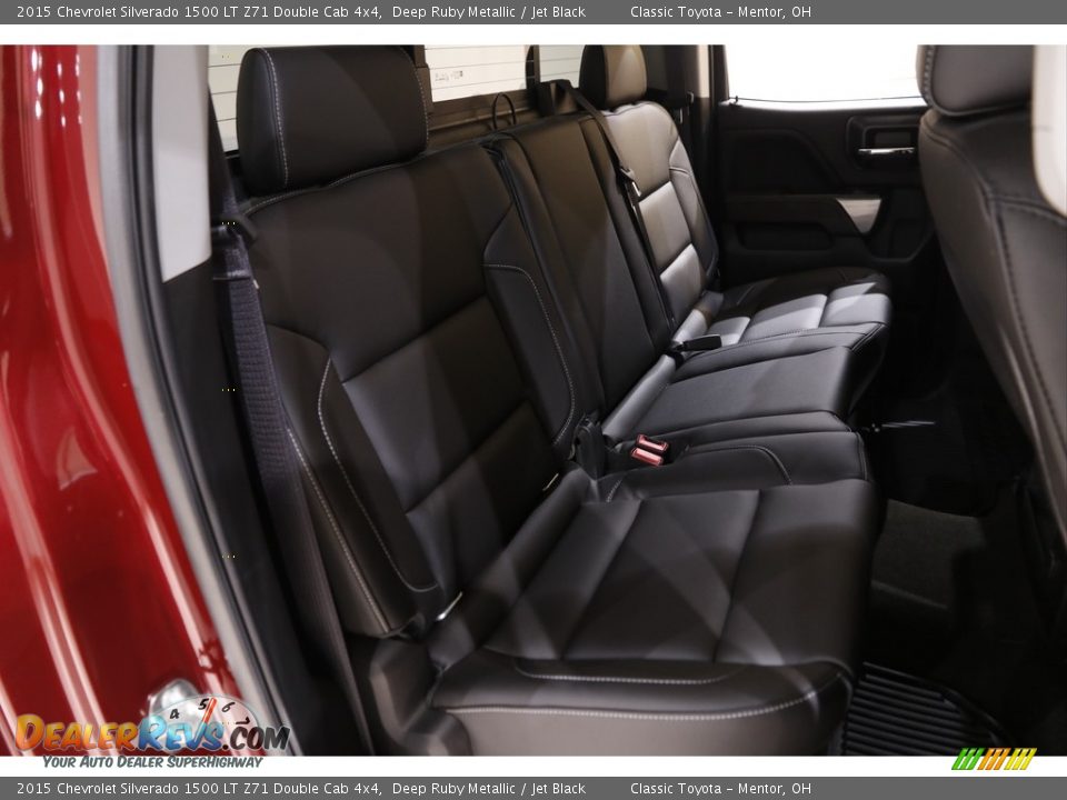 2015 Chevrolet Silverado 1500 LT Z71 Double Cab 4x4 Deep Ruby Metallic / Jet Black Photo #15