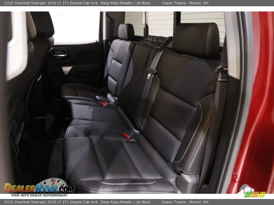 2015 Chevrolet Silverado 1500 LT Z71 Double Cab 4x4 Deep Ruby Metallic / Jet Black Photo #16