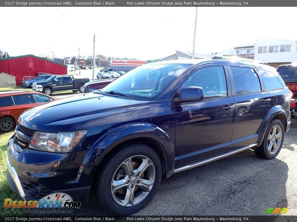 2017 Dodge Journey Crossroad AWD Contusion Blue / Black Photo #1