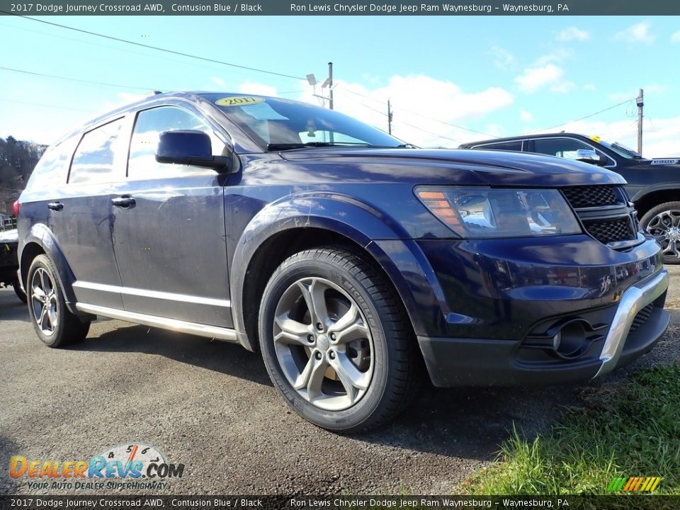 2017 Dodge Journey Crossroad AWD Contusion Blue / Black Photo #4