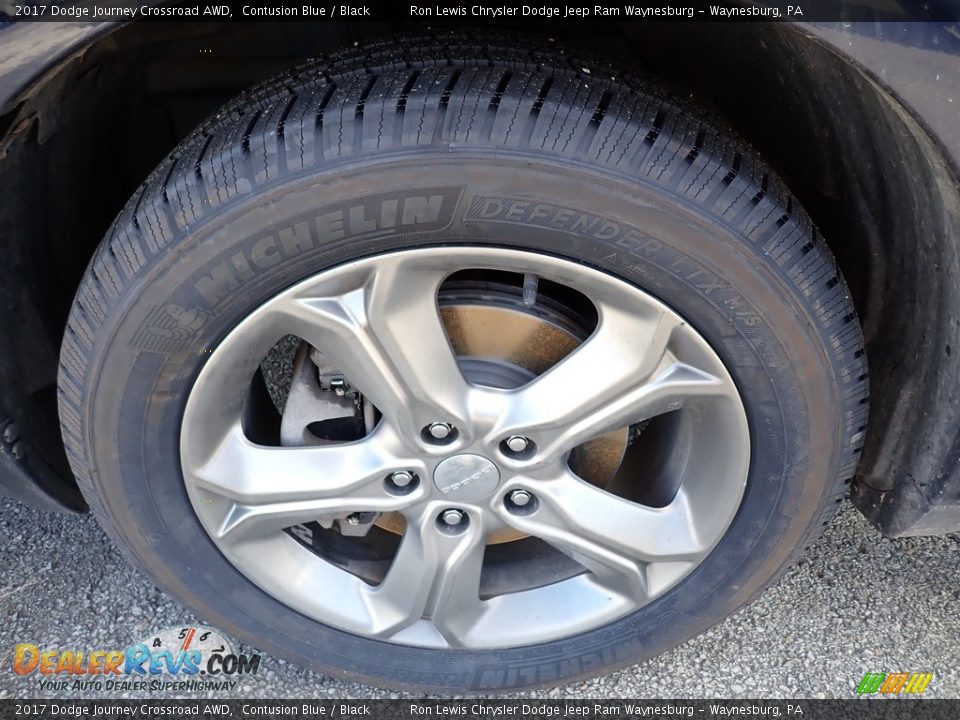 2017 Dodge Journey Crossroad AWD Contusion Blue / Black Photo #5