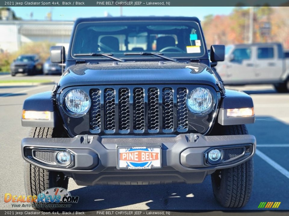 2021 Jeep Gladiator Sport 4x4 Black / Black Photo #3