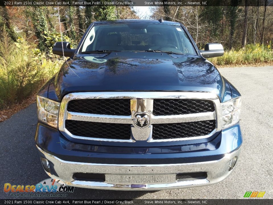 2021 Ram 1500 Classic Crew Cab 4x4 Patriot Blue Pearl / Diesel Gray/Black Photo #3