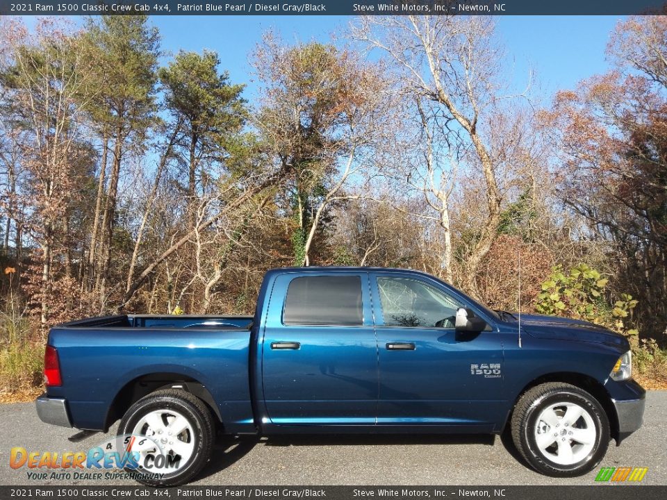 2021 Ram 1500 Classic Crew Cab 4x4 Patriot Blue Pearl / Diesel Gray/Black Photo #5