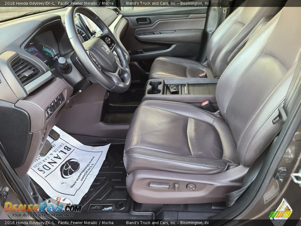 2018 Honda Odyssey EX-L Pacific Pewter Metallic / Mocha Photo #6