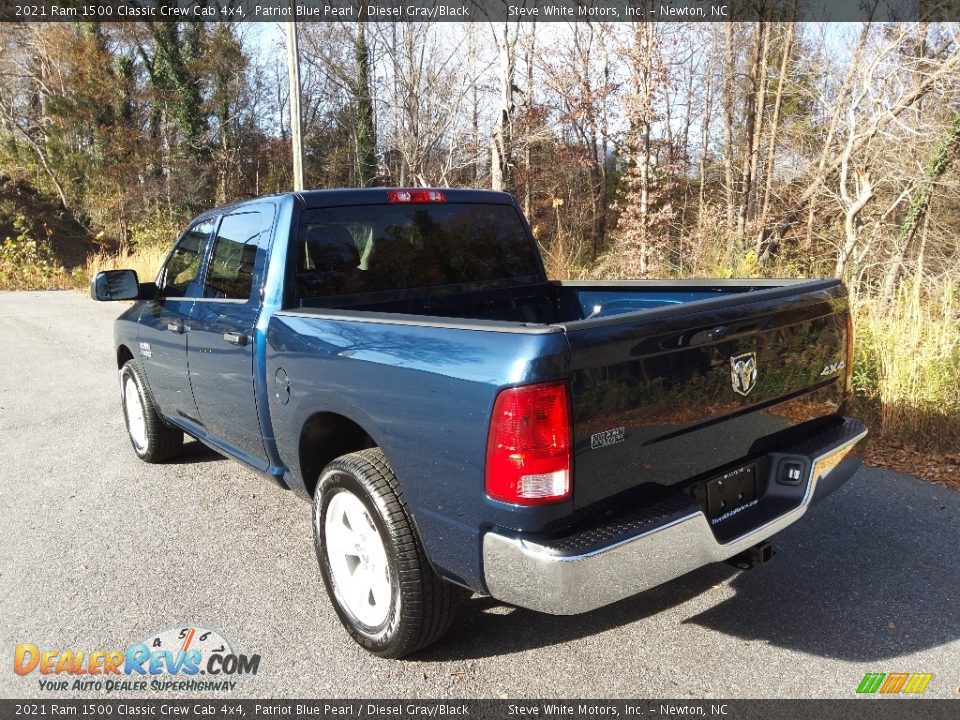 2021 Ram 1500 Classic Crew Cab 4x4 Patriot Blue Pearl / Diesel Gray/Black Photo #9