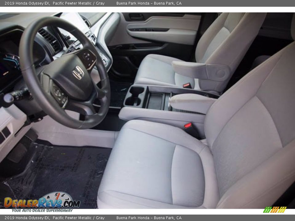 2019 Honda Odyssey EX Pacific Pewter Metallic / Gray Photo #3