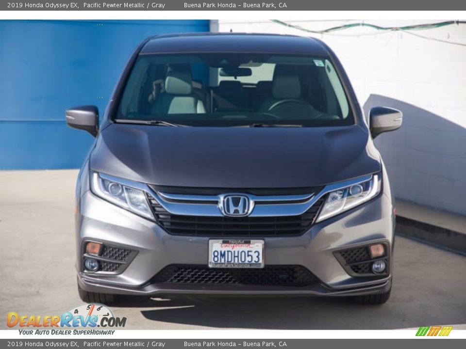 2019 Honda Odyssey EX Pacific Pewter Metallic / Gray Photo #7