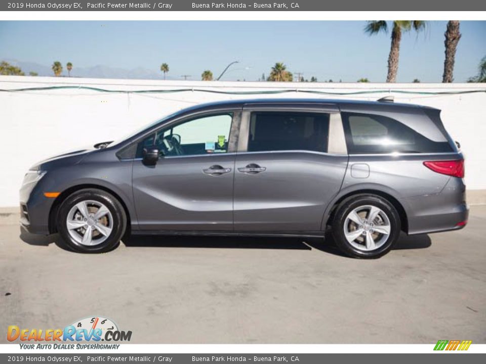 2019 Honda Odyssey EX Pacific Pewter Metallic / Gray Photo #8