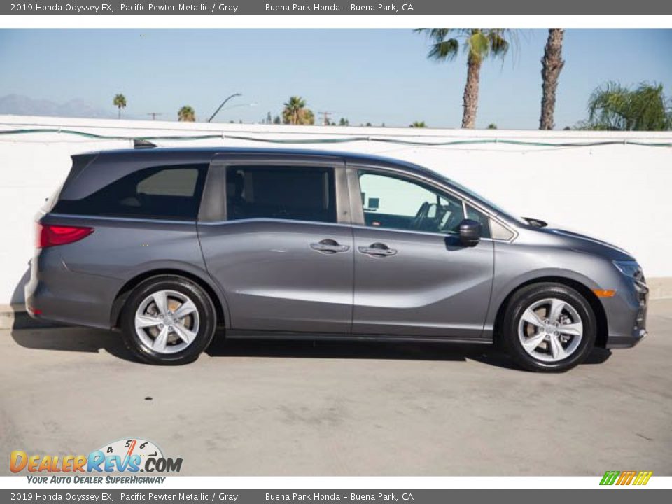 2019 Honda Odyssey EX Pacific Pewter Metallic / Gray Photo #10