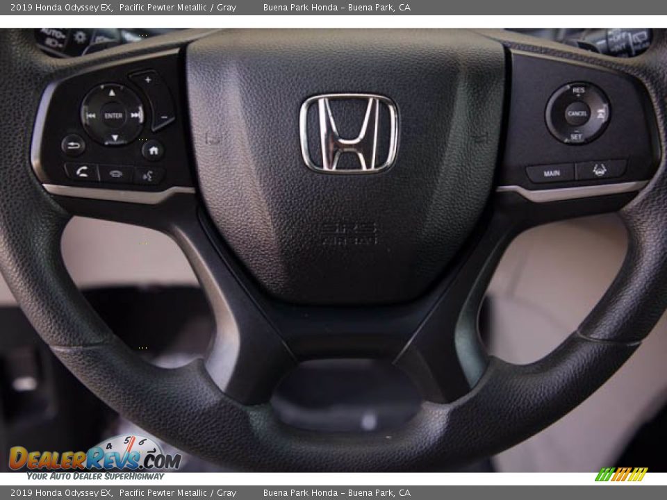 2019 Honda Odyssey EX Pacific Pewter Metallic / Gray Photo #11