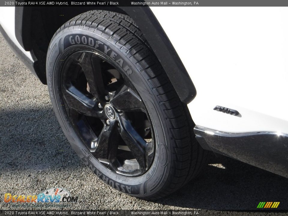 2020 Toyota RAV4 XSE AWD Hybrid Blizzard White Pearl / Black Photo #10