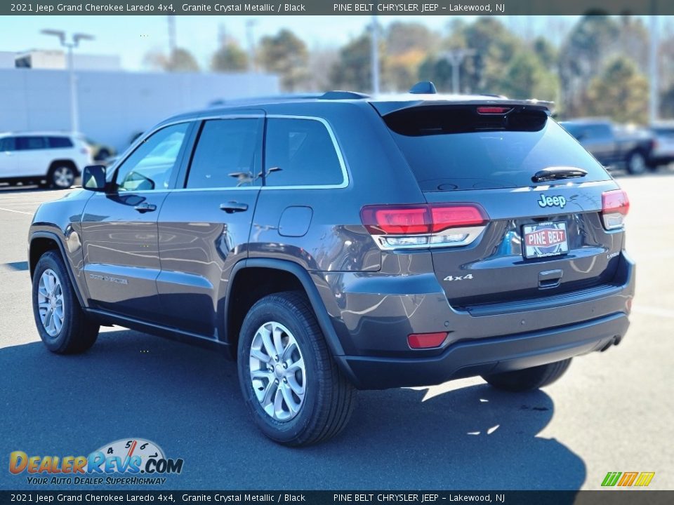 2021 Jeep Grand Cherokee Laredo 4x4 Granite Crystal Metallic / Black Photo #6