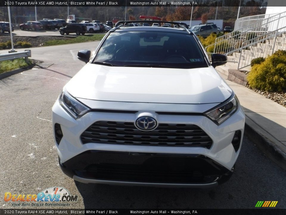 2020 Toyota RAV4 XSE AWD Hybrid Blizzard White Pearl / Black Photo #12