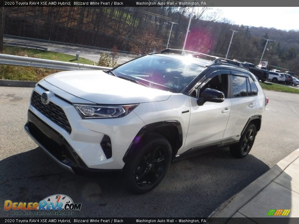 2020 Toyota RAV4 XSE AWD Hybrid Blizzard White Pearl / Black Photo #13