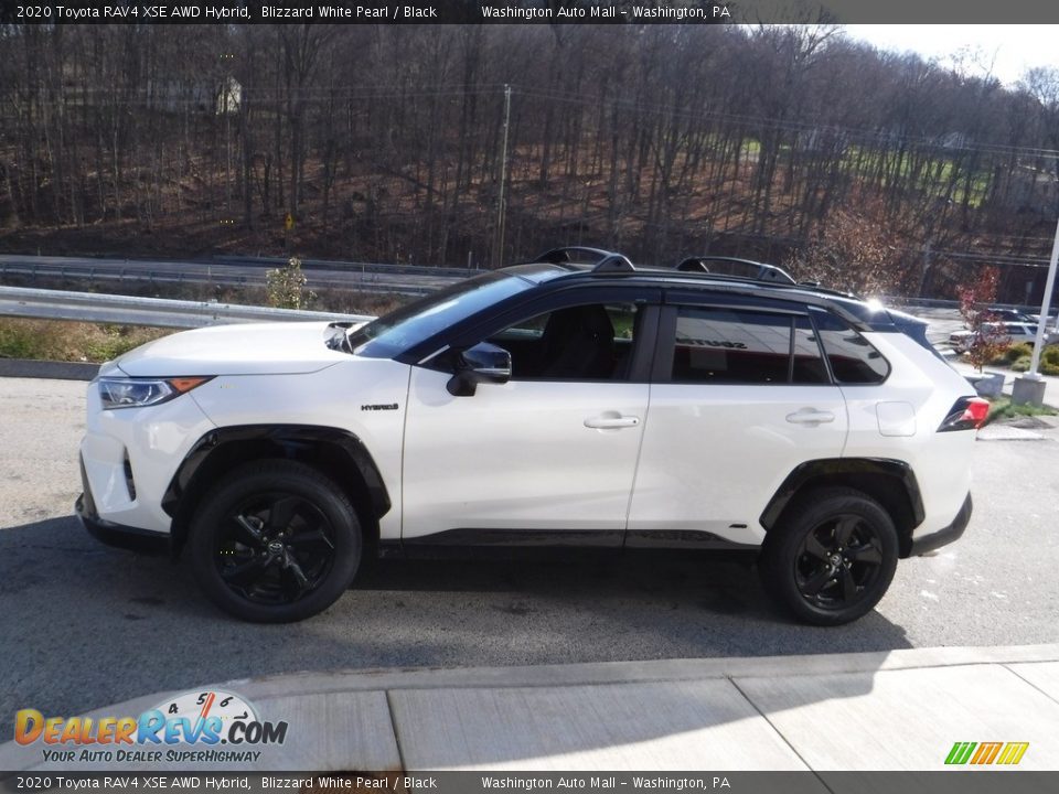 2020 Toyota RAV4 XSE AWD Hybrid Blizzard White Pearl / Black Photo #14