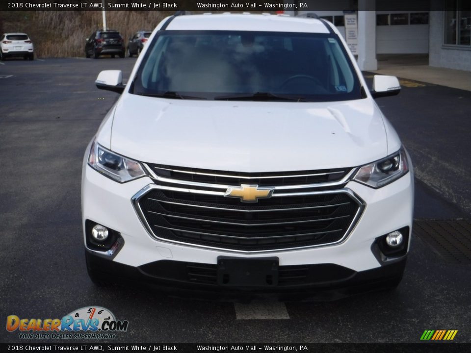 2018 Chevrolet Traverse LT AWD Summit White / Jet Black Photo #4